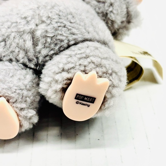 POP MART Labubu The Monsters Exciting Macaron Plush Toffee, Soy Milk & Sesame - Picture 3 of 9